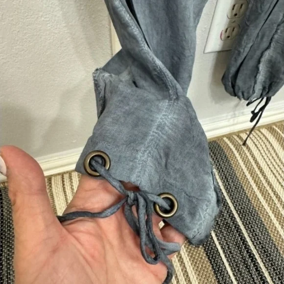 Free People Intimately Act Natural Shapeless Romper Oversized Relaxed Fit Sz XS - Picture 6 of 8